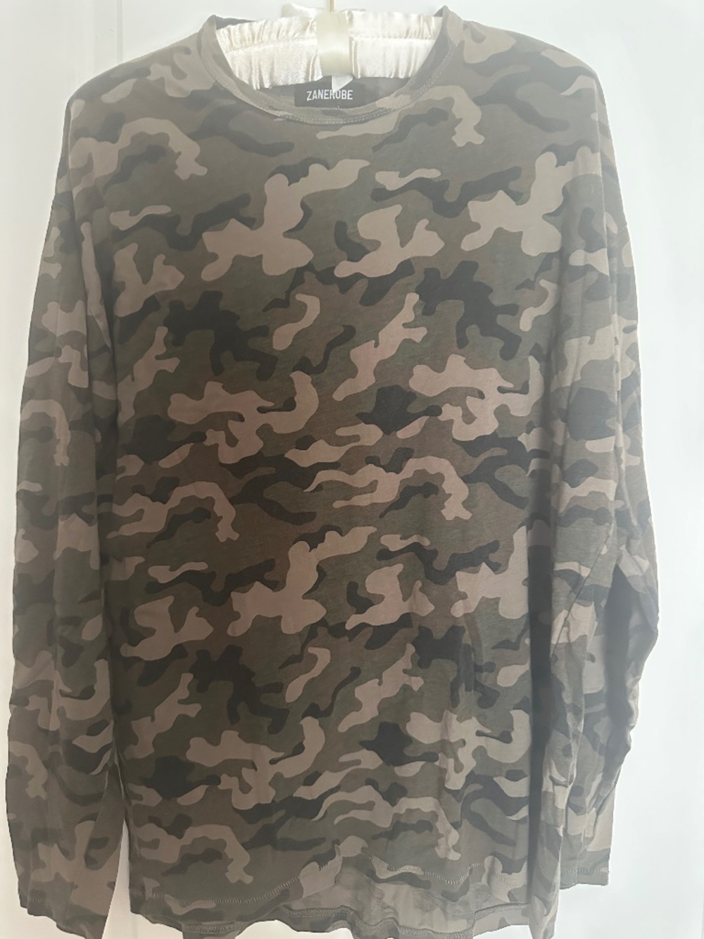 Zanerobe Men’s Army Camouflage Long Sleeve T Shirt